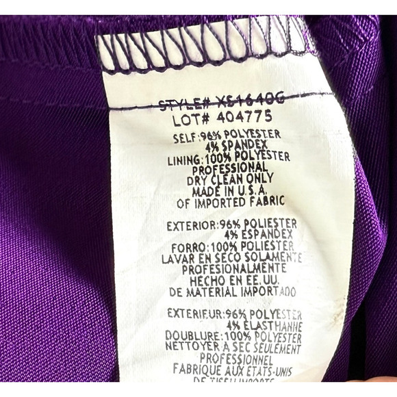 Y2K Vintage Dress Cache Evening 0 Maxi Prom Satin Movie Star Glam Mermaid CC6 - Picture 7 of 7